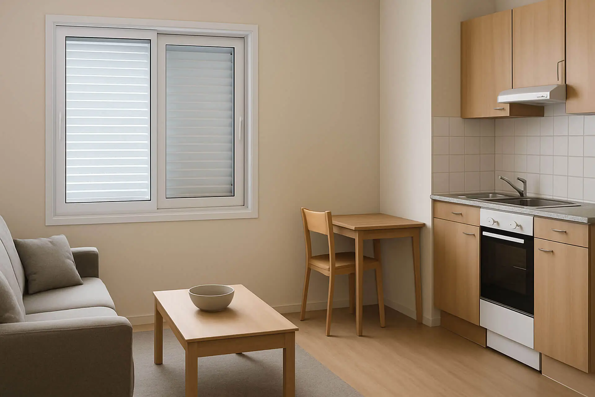 Janela acústica instalada em apartamento